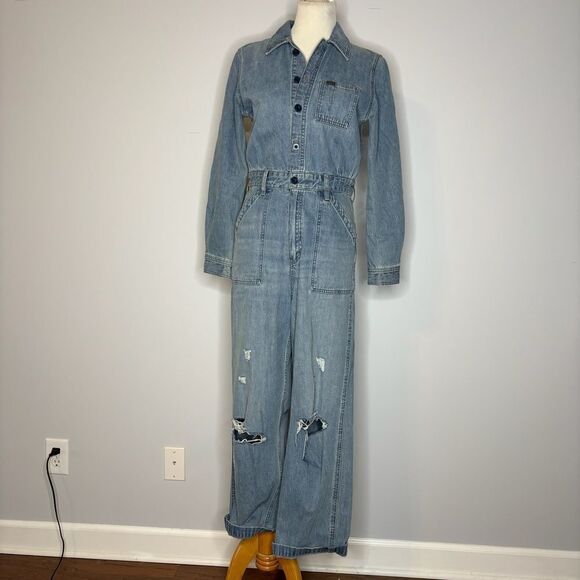 Lee- Blue Union-Alls Jumpsuit - Picture 1 of 4